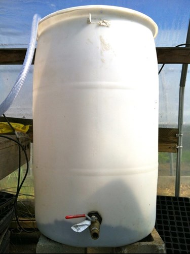 Réservoir pour la fabrication de thé de compost