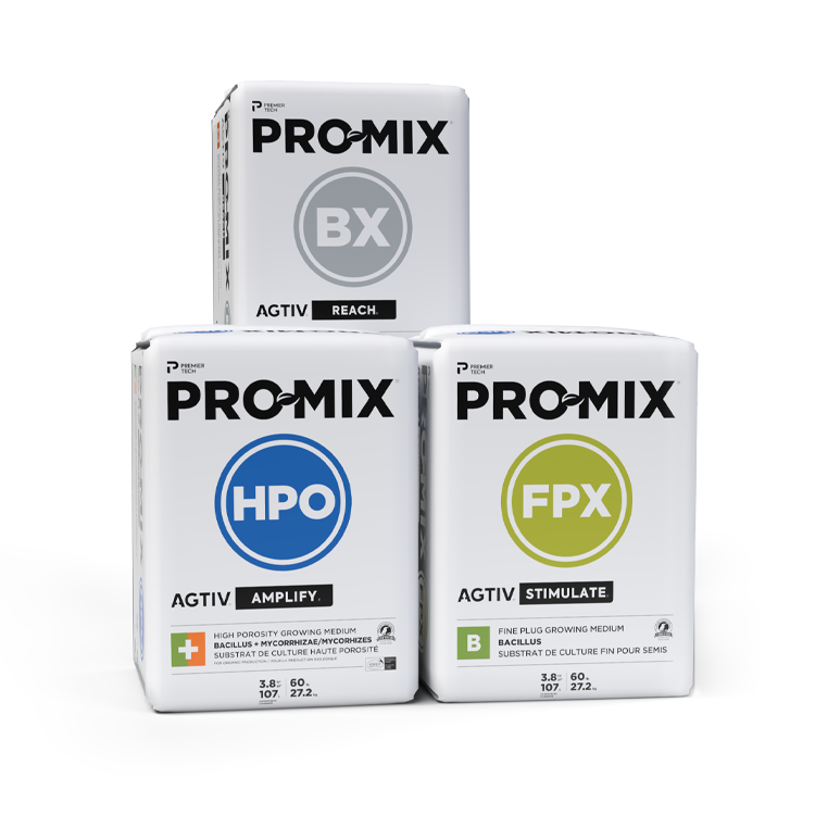 PRO-MIX growing media products in Canada