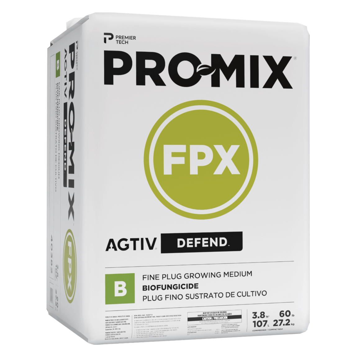 PRO-MIX FPX AGTIV DEFEND 3.8 cu.ft.