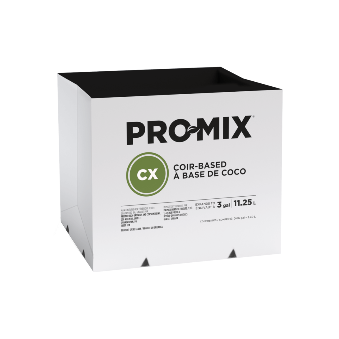 PRO-MIX CX 3 gal Biodegradable Eco One Packaging