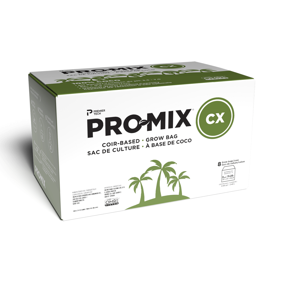 Case of PRO-MIX CX 3 gal Biodegradable Eco One Packaging